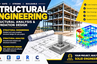 do structural engineering, structural analysis and foundation design