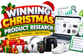 research winning christmas and festive products for dropshipping