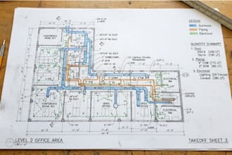 do duct, piping, mechanical, electrical, plumbing takeoff cost estimation