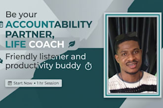 be your accountability partner for goals, focus and productivity