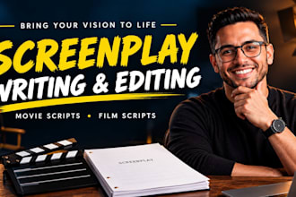 write and edit movie script screenplay editing and film script