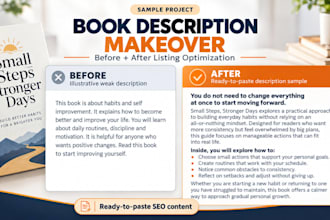 optimize your amazon KDP book listing for SEO