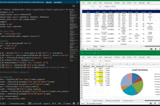write python scripts for CSV, json and file automation
