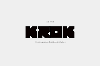create a modern architectural and geometric logo