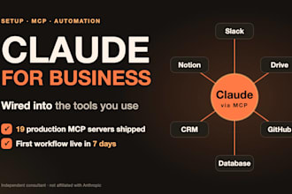 set up claude for your business with mcp, automation and team training