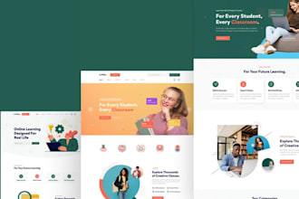 design an online course website and e learning  platform