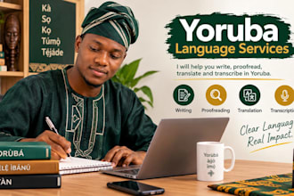 help you write, proofread, translate, and transcribe in yoruba language