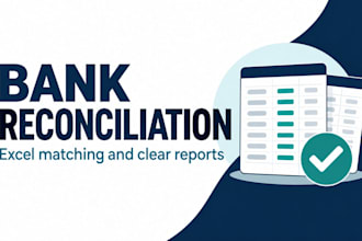reconcile bank transactions and organize your bookkeeping in excel