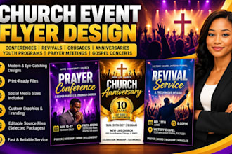 design church flyers worship posters and church event banners