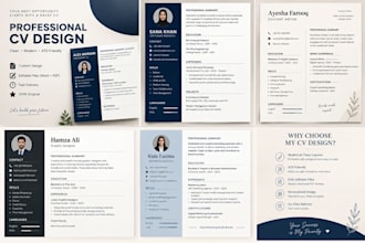design professional cv, resume