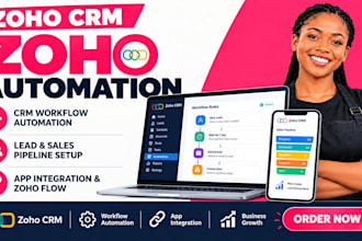 zoho CRM setup, zoho automation, customization, integration zoho one