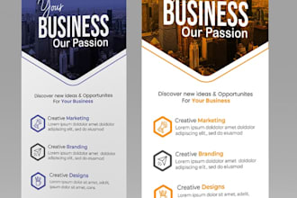 design professional roll up banner and standee