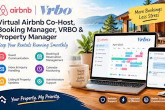 be your virtual airbnb cohost booking manager vrbo and property manager