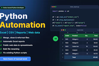automate your excel and CSV tasks with python