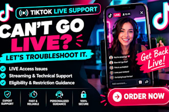 troubleshoot tiktok live access, streaming, and technical issues