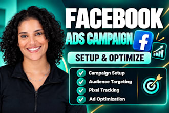 set up and optimize facebook and instagram ads campaign in meta ads manager