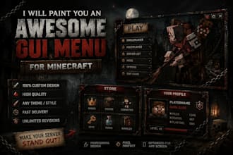 create custom minecraft blockbench 3d model, animation and textures