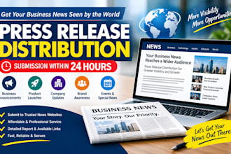 distribute your press release within 24 hours for brand exposure