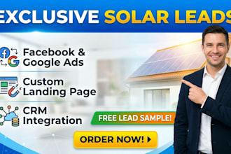 generate high intent solar leads and sales funnels real estate home owners
