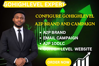 configure gohighlevel a2p brand and campaign