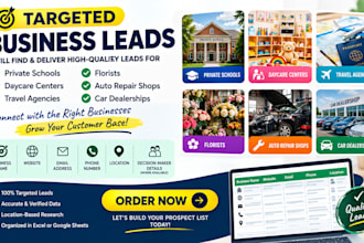 private school daycare travel agency florist auto repair car dealership leads