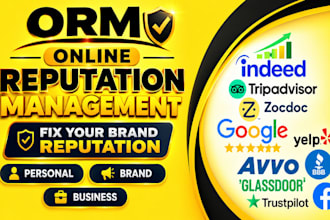 do professional online reputation ORM for individuals or brands