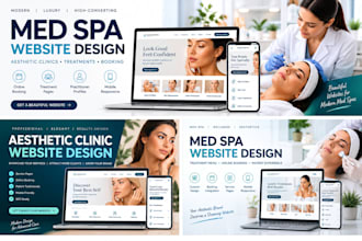 med spa booking aesthetic clinic botox cosmetics laser skincare booking website
