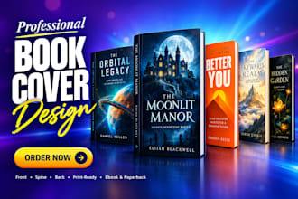 design book cover, ebookcover design, KDP book cover design