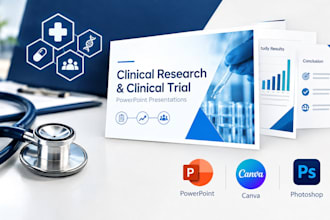 design clinical research and clinical trial powerpoint presentation slide