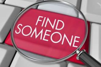 find someone IP address, location trace, online people and social media search