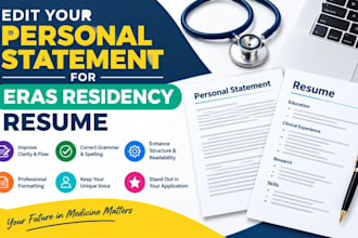edit your personal statement for eras residency resume