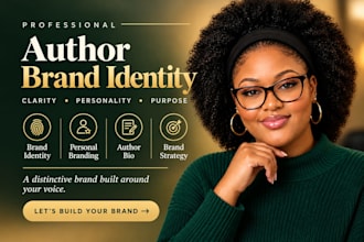 author brand identity, personal branding, author bio writing, brand strategy