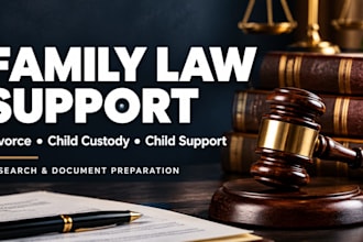 provide support in family law cases