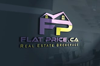desgin unique real esate logo,high quality