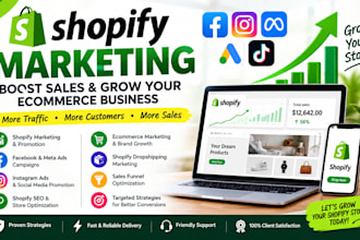 boost shopify sales with ecommerce marketing and promotion