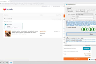 develop lazada bot, pokemon centre bot, auto purchase bot, price monitor bot
