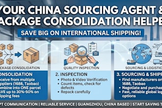be your china sourcing agent and package consolidation helper