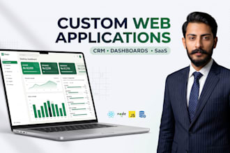 develop a custom CRM, saas or business web application