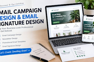 design email campaigns and professional email signatures