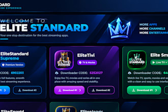 create an iptv app store website for all your iptv apps