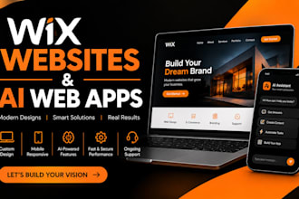 design wix websites and build base44 ai apps