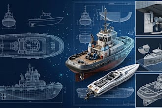 create ship model stl files, rc ship cad design, and 3d boat models