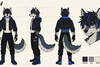 draw furry  reference sheet furry ref sheet furry pfp furry pride furry nsfw