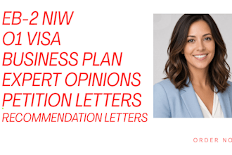 write a well researched expert opinions for eb2 eb1 o1 visas