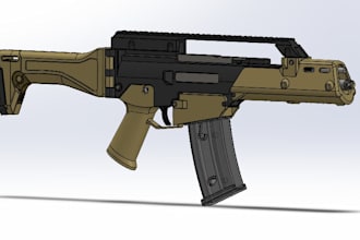 design custom 3d airsoft parts and tactical accessories