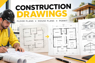draft deck permit blueprints framing plans footing plans construction drawings