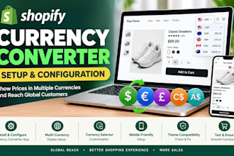 install and configure a shopify currency converter