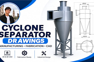 cyclone separator manufacturing drawing