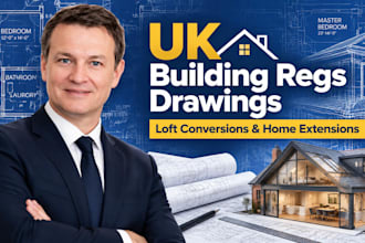 create UK building regulations drawings for loft conversions and home extension