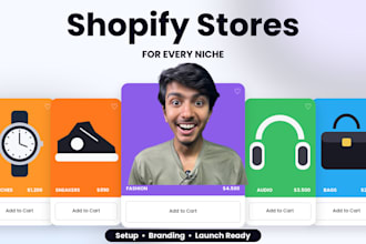 be your shopify expert developer for your shopify website